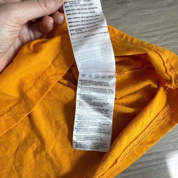 Vintage NIKE Orange Yellow Purple‎ Lakers Shirt Men’s Size Medium VTG - Picture 8 of 9